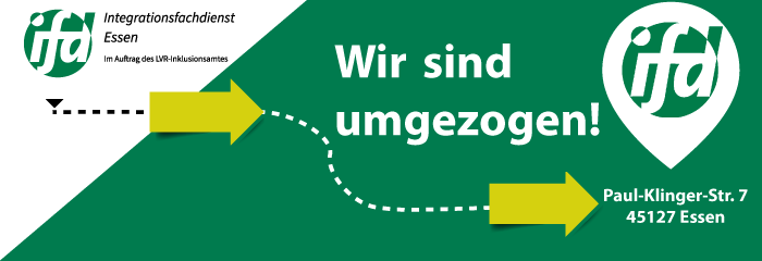 Banner Umzug zur Paul-Klinger-Straße Banner Umzug IFD Essen Web